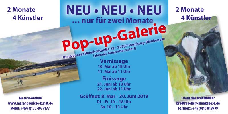 Pop-up-Galerie 4 Künstler 2019 (Kopie) Pop-up-Galerie 4 Künstler 2019